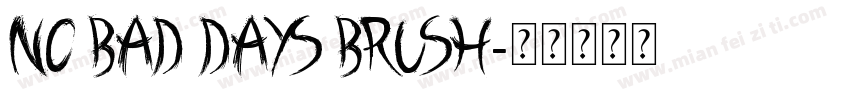 no bad days brush字体转换